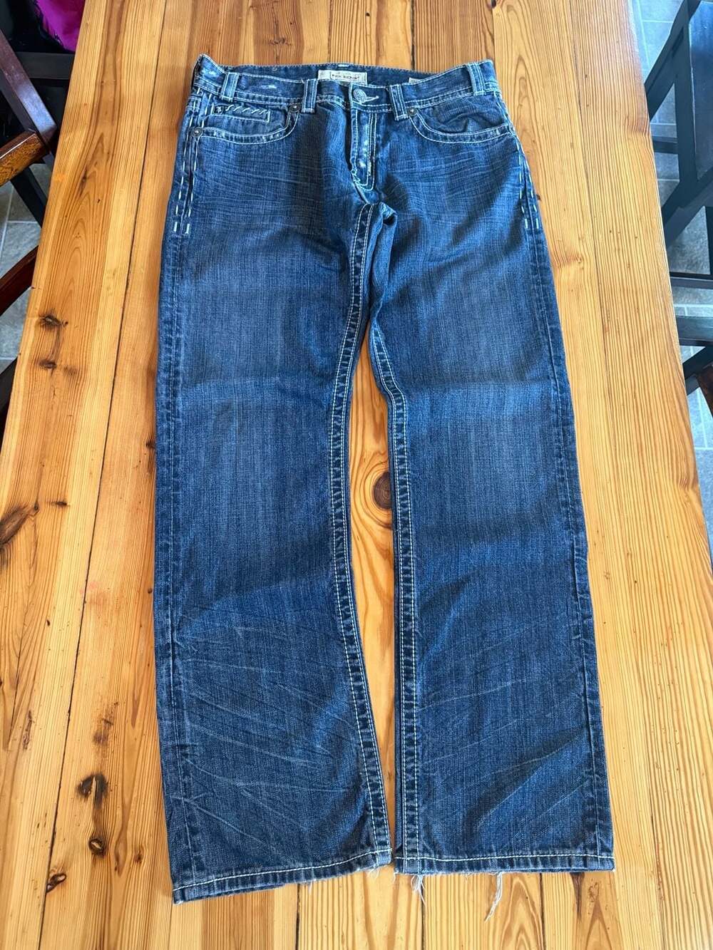 Mek Denim Dubai Size 34/34 Blue Dark Wash Jeans